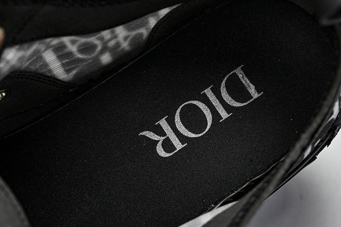 MEN'S LOW TOP PRINT B23 LACE UP FLAT SHOES COMBINED WITH CASUAL SPORTS SHOES BLACK/INKINESS