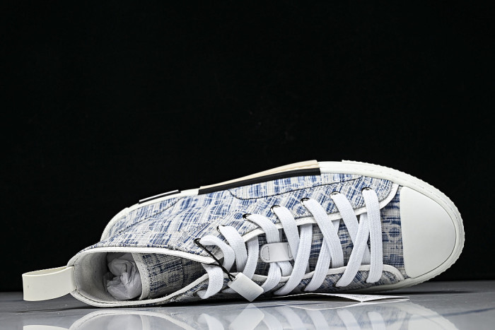 NEW STYLE MEN'S AND WOMEN'S SHOES OBLIQUE PRINTING B23 HIGH TOP SPORTS SHOES LIGHT GRAY/GREY