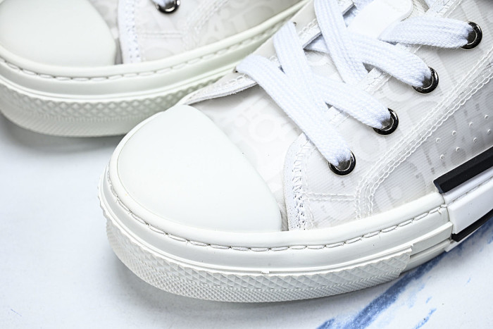 MEN'S LOW TOP PRINT B23 LACE UP FLAT SHOES COMBINED WITH CASUAL SPORTS SHOES WHITE/OFF WHITE