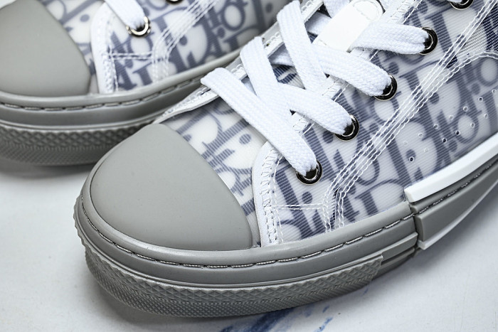 MEN'S LOW TOP PRINT B23 LACE UP FLAT SHOES COMBINED WITH CASUAL SPORTS SHOES DARK GRAY/GREY