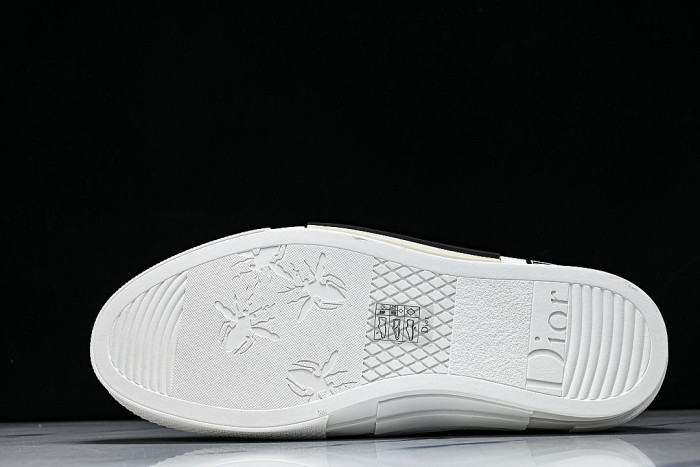 MEN'S LOW TOP PRINT B23 LACE UP FLAT SHOES COMBINED WITH CASUAL SPORTS SHOES BLACK/INKINESS