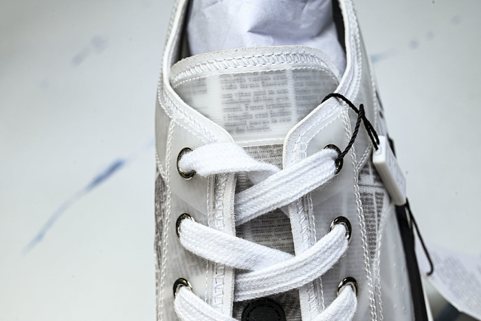 MEN'S LOW TOP PRINT B23 LACE UP FLAT SHOES COMBINED WITH CASUAL SPORTS SHOES LIGHT GRAY/GREY