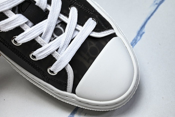 MEN'S LOW TOP PRINT B23 LACE UP FLAT SHOES COMBINED WITH CASUAL SPORTS SHOES BLACK/INKINESS