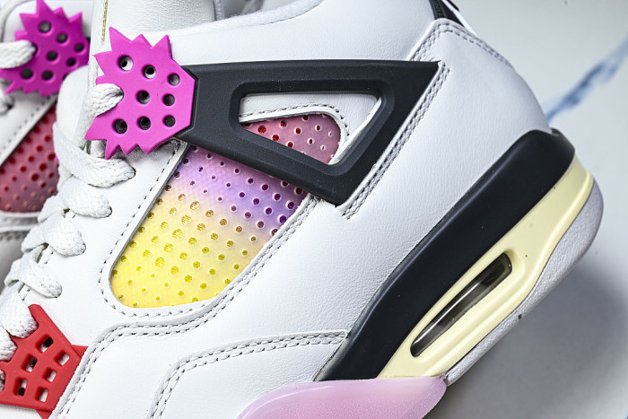 JA1135-100 AIR JORDAN 4 AJ4 MEN'S BASKETBALL SHOES LIGHT PINK/WHITE/PINK