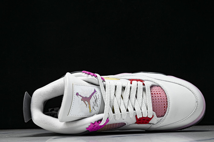 JA1135-100 AIR JORDAN 4 AJ4 MEN'S BASKETBALL SHOES LIGHT PINK/WHITE/PINK