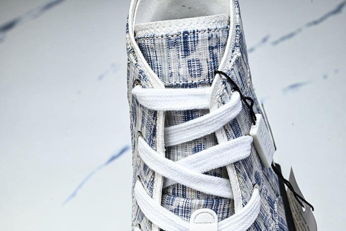 NEW STYLE MEN'S AND WOMEN'S SHOES OBLIQUE PRINTING B23 HIGH TOP SPORTS SHOES LIGHT GRAY/GREY