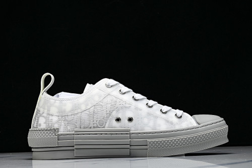 MEN'S LOW TOP PRINT B23 LACE UP FLAT SHOES COMBINED WITH CASUAL SPORTS SHOES DARK GRAY/GREY