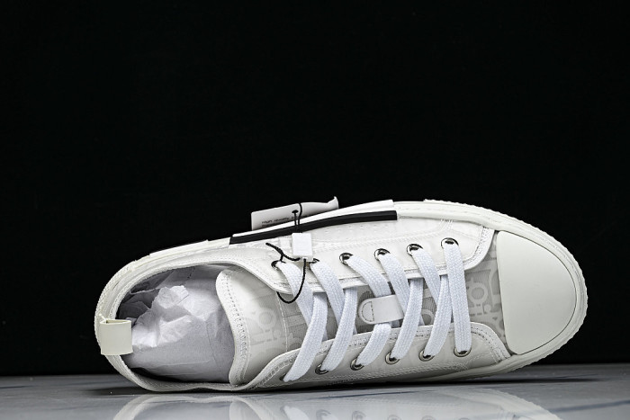 MEN'S LOW TOP PRINT B23 LACE UP FLAT SHOES COMBINED WITH CASUAL SPORTS SHOES WHITE/OFF WHITE