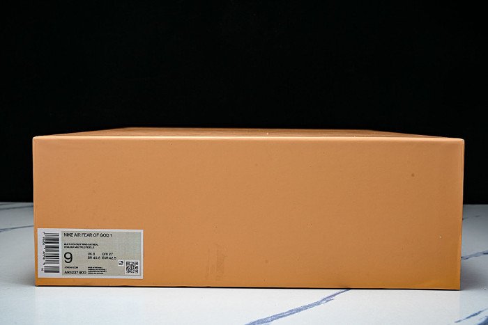 AR4237-900 AIR FEAR OF GOD 1 FOG CO BRANDED HIGH STREET OATS LIGHT GRAY/GREY