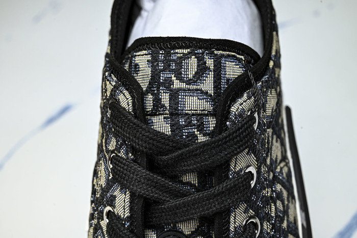 MEN'S LOW TOP PRINT B23 LACE UP FLAT SHOES COMBINED WITH CASUAL SPORTS SHOES BLACK/INKINESS
