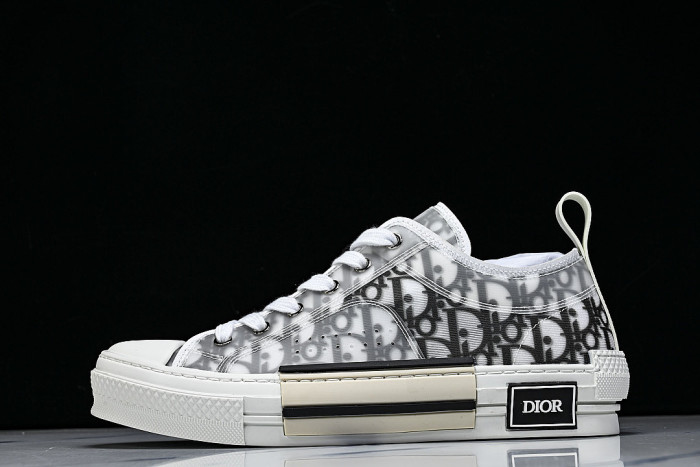 MEN'S LOW TOP PRINT B23 LACE UP FLAT SHOES COMBINED WITH CASUAL SPORTS SHOES LIGHT GRAY/GREY