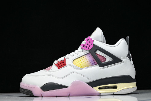 JA1135-100 AIR JORDAN 4 AJ4 MEN'S BASKETBALL SHOES LIGHT PINK/WHITE/PINK