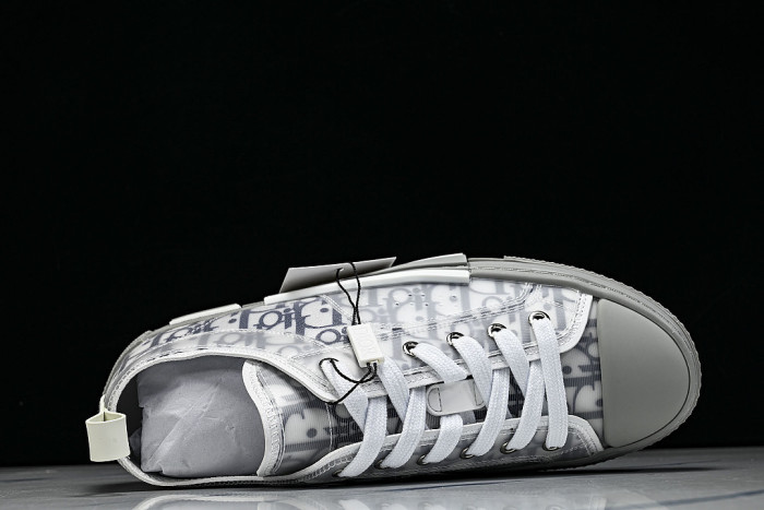 MEN'S LOW TOP PRINT B23 LACE UP FLAT SHOES COMBINED WITH CASUAL SPORTS SHOES DARK GRAY/GREY