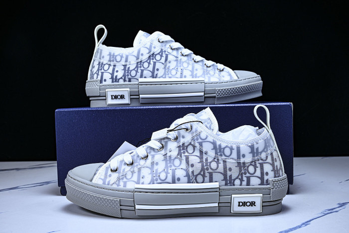 MEN'S LOW TOP PRINT B23 LACE UP FLAT SHOES COMBINED WITH CASUAL SPORTS SHOES DARK GRAY/GREY