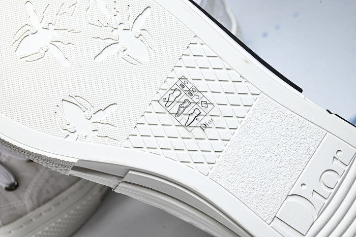 MEN'S LOW TOP PRINT B23 LACE UP FLAT SHOES COMBINED WITH CASUAL SPORTS SHOES WHITE/OFF WHITE