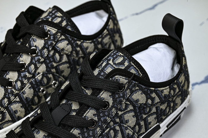 MEN'S LOW TOP PRINT B23 LACE UP FLAT SHOES COMBINED WITH CASUAL SPORTS SHOES BLACK/INKINESS