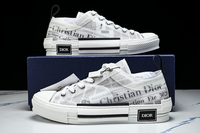 MEN'S LOW TOP PRINT B23 LACE UP FLAT SHOES COMBINED WITH CASUAL SPORTS SHOES LIGHT GRAY/GREY