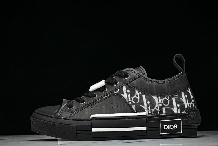 MEN'S LOW TOP PRINT B23 LACE UP FLAT SHOES COMBINED WITH CASUAL SPORTS SHOES BLACK/INKINESS