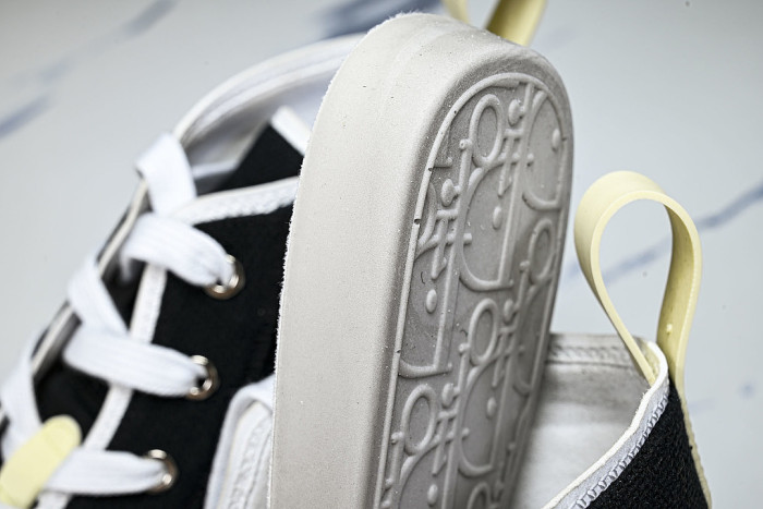 NEW STYLE MEN'S AND WOMEN'S SHOES OBLIQUE PRINTING B23 HIGH TOP SPORTS SHOES BLACK/INKINESS