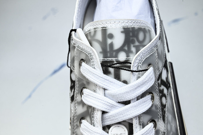 MEN'S LOW TOP PRINT B23 LACE UP FLAT SHOES COMBINED WITH CASUAL SPORTS SHOES LIGHT GRAY/GREY