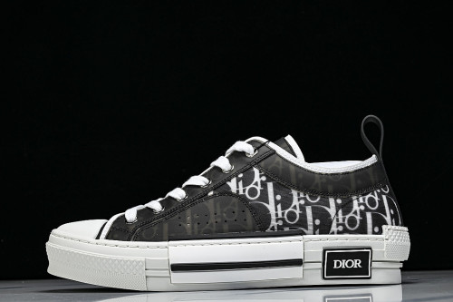 MEN'S LOW TOP PRINT B23 LACE UP FLAT SHOES COMBINED WITH CASUAL SPORTS SHOES BLACK/INKINESS