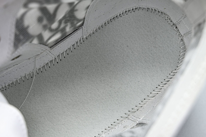 NEW STYLE MEN'S AND WOMEN'S SHOES OBLIQUE PRINTING B23 HIGH TOP SPORTS SHOES LIGHT GRAY/GREY