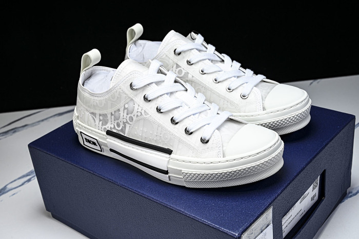 MEN'S LOW TOP PRINT B23 LACE UP FLAT SHOES COMBINED WITH CASUAL SPORTS SHOES WHITE/OFF WHITE