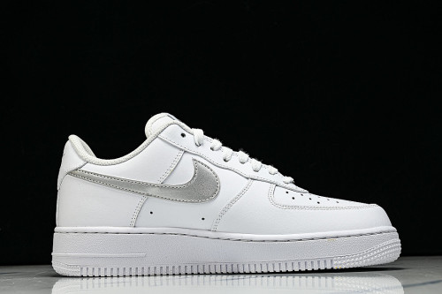 FJ4146-134 AIR FORCE 1 07 LOW CASUAL SNEAKERS WHITE/GREY/WHITE