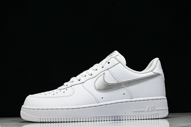 FJ4146-134 AIR FORCE 1 07 LOW CASUAL SNEAKERS WHITE/GREY/WHITE