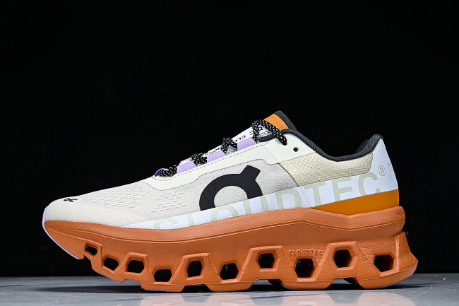 ON RUNNING CLOUDMONSTER 2 BEIGE/ORANGE/WHITE/BLACK/PURPLE