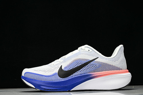 IB1873-105 AIR ZOOM PEGASUS 42 WEAR-RESISTANT RUNNING SHOES WHITE/BLUE/ORANGE