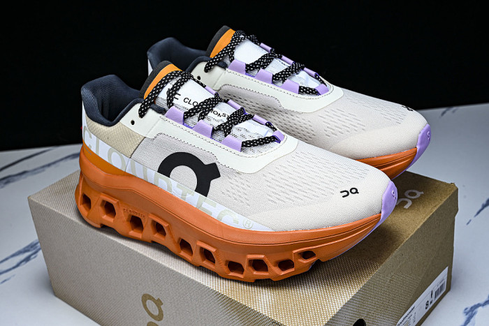 ON RUNNING CLOUDMONSTER 2 BEIGE/ORANGE/WHITE/BLACK/PURPLE