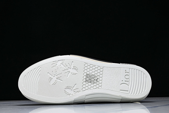 OBLIQUE HIGH-TOP SPORTS SHOES WHITE/BLUE