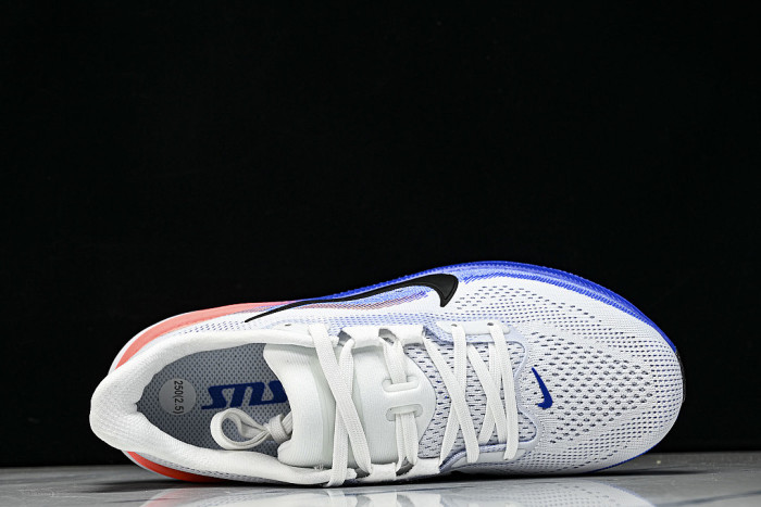 IB1873-105 AIR ZOOM PEGASUS 42 WEAR-RESISTANT RUNNING SHOES WHITE/BLUE/ORANGE