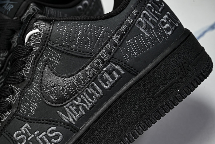 II1549-001 AIR FORCE 1 LOW BLACK/BLACK/ANTHRACITE