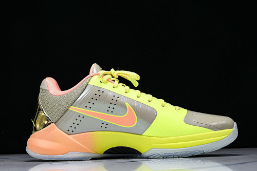 IQ9316-200 ZOOM KOBE 5 PROTRO THE ACADEMY PE BROWN/YELLOW/ORANGE
