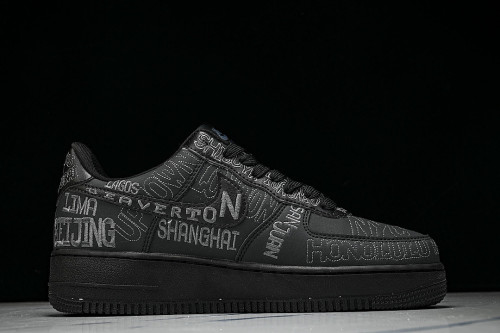 II1549-001 AIR FORCE 1 LOW BLACK/BLACK/ANTHRACITE