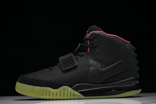 508214-006 AIR YEEZY 2 BLACK/BLACK-SOLAR RED