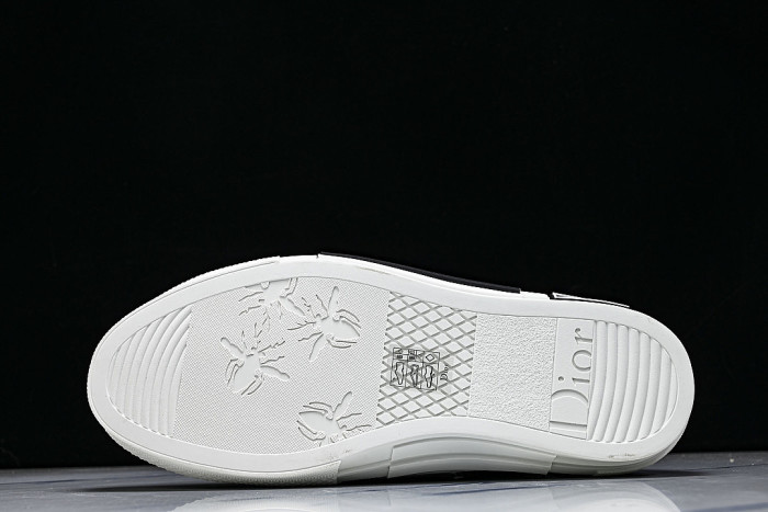 OBLIQUE HIGH-TOP SPORTS SHOES BLACK/WHITE