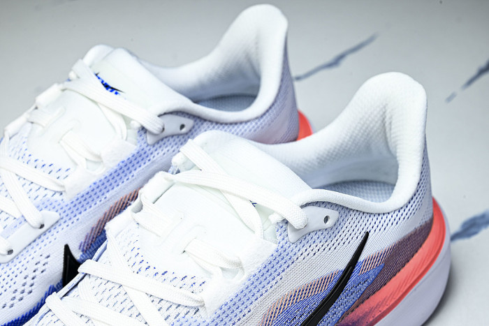 IB1873-105 AIR ZOOM PEGASUS 42 WEAR-RESISTANT RUNNING SHOES WHITE/BLUE/ORANGE