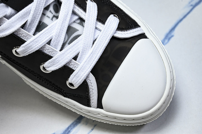 OBLIQUE HIGH-TOP SPORTS SHOES BLACK/WHITE