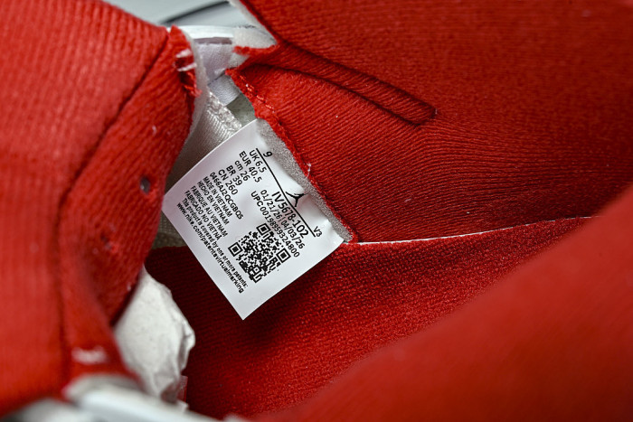 IV5678-102 JORDAN 5 RETRO WHITE/SUNSET/FIRE RED/BLACK