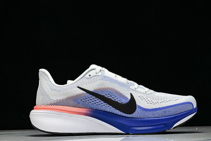 IB1873-105 AIR ZOOM PEGASUS 42 WEAR-RESISTANT RUNNING SHOES WHITE/BLUE/ORANGE