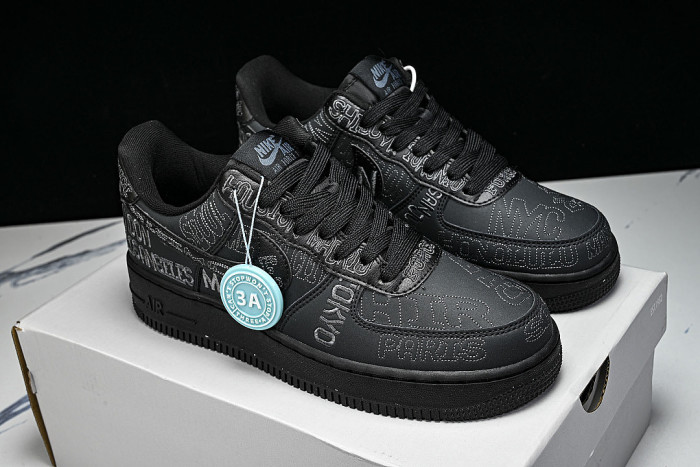 II1549-001 AIR FORCE 1 LOW BLACK/BLACK/ANTHRACITE