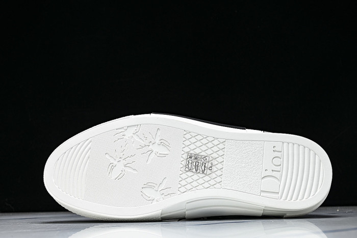 OBLIQUE HIGH-TOP SPORTS SHOES WHITE/BLACK/WHITE