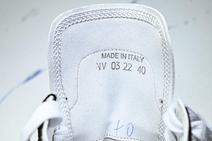 OBLIQUE HIGH-TOP SPORTS SHOES BLACK/WHITE
