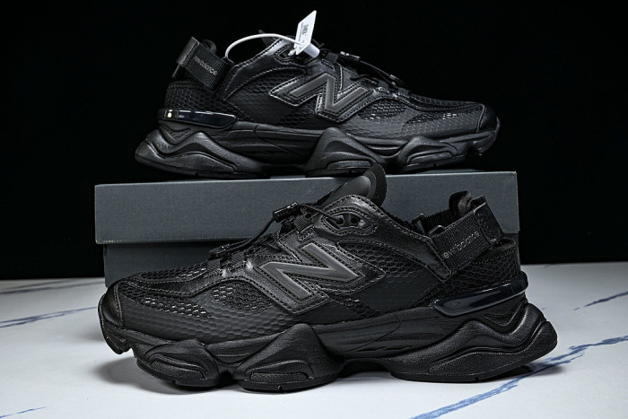 U90604SC RETRO CASUAL SPORTS LIFESTYLE SHOES OFF BLACK/BLACK/BLACK