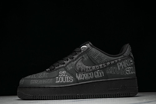 II1549-001 AIR FORCE 1 LOW BLACK/BLACK/ANTHRACITE