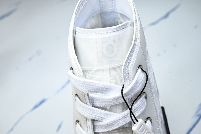 OBLIQUE HIGH-TOP SPORTS SHOES WHITE/BLACK/WHITE