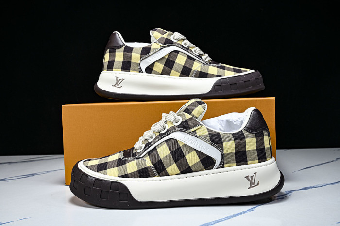 CANVAS CASUAL SPORTS SHOES YELLOW/BLACK/WHITE